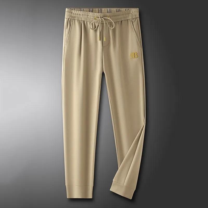 B logo Cotton Blend Trousers