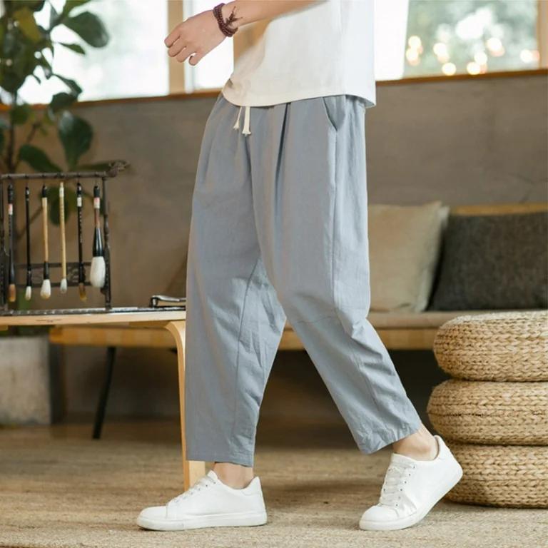 Men's Cotton Loose Fit Trousers